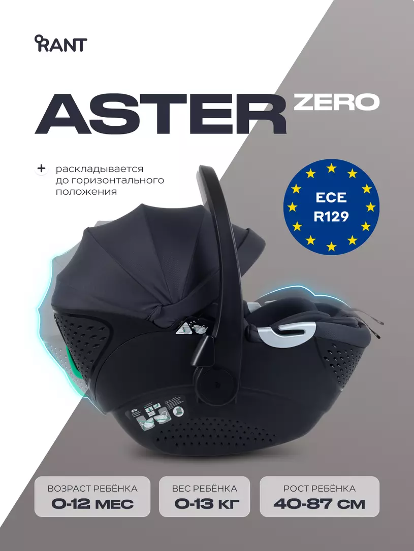 Автолюлька Rant Aster Zero 0-13кг №8