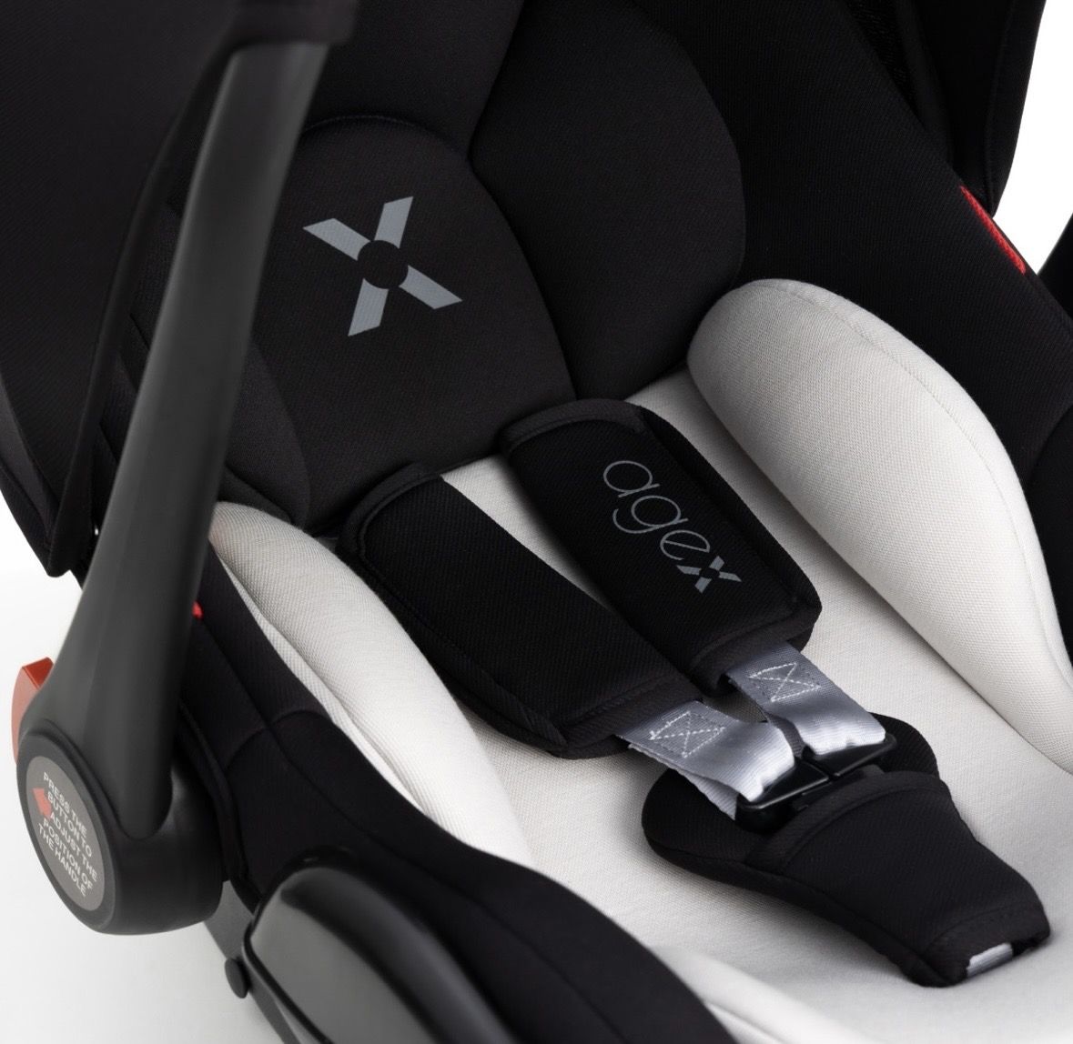 Автолюлька Agex Simle Black 0-13кг №4