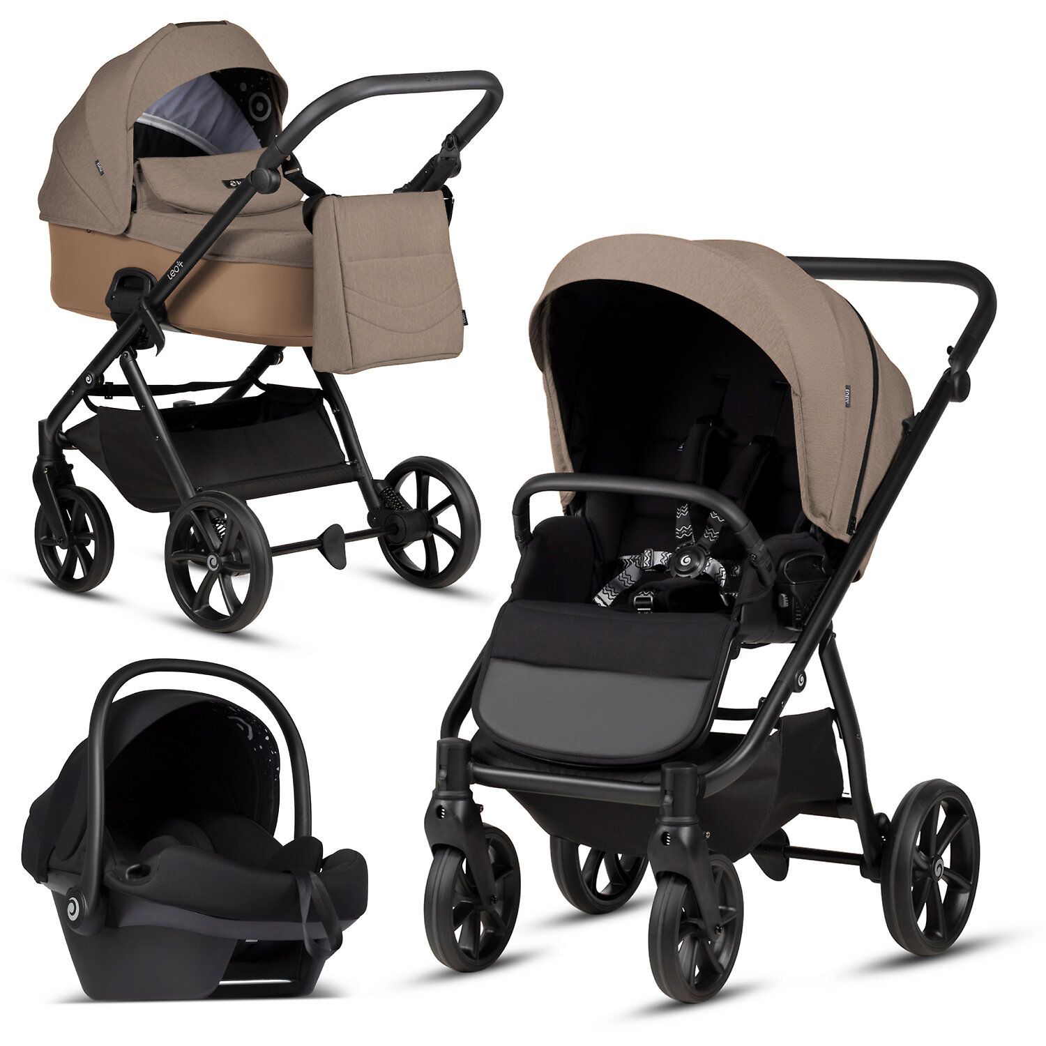 Коляска Tutis Leo Plus 3в1 + база Isofix Beno №13