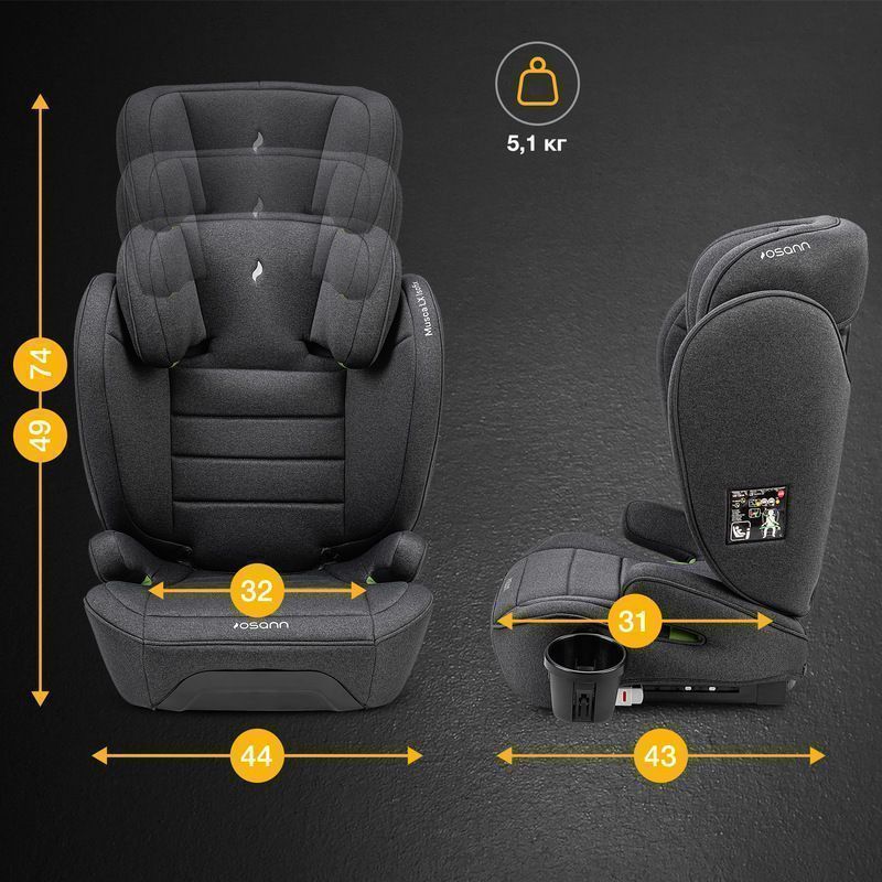 Автокресло Osann Musca Isofix 15-36кг №17
