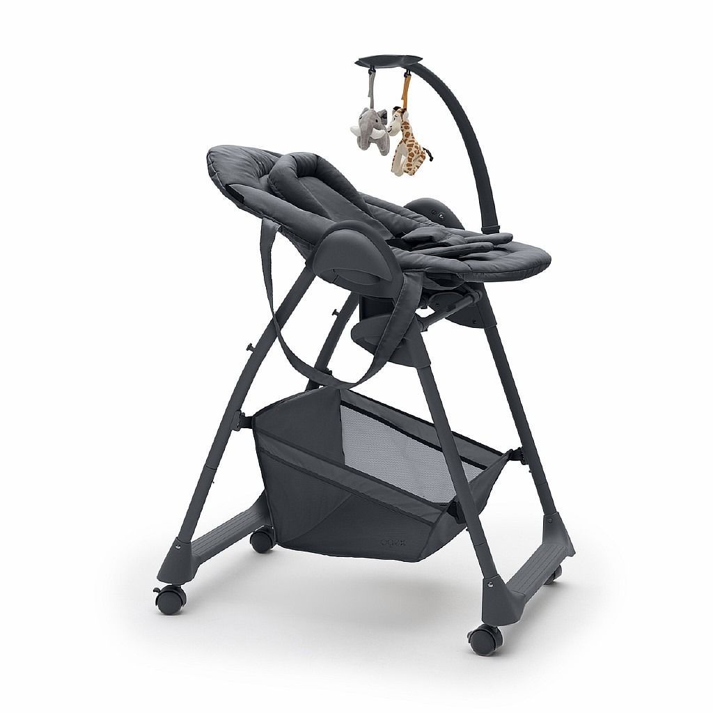 Стульчик для кормления Agex Seat’n Sleep Dark Grey 3в1 №3