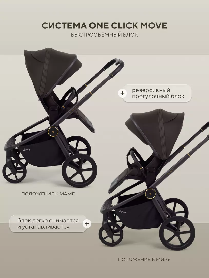 Коляска 2в1 Rant Flex Soft Therm Shine Brown  №9