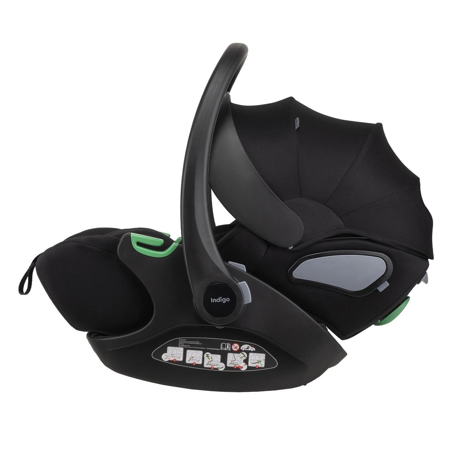 Автокресло Indigo TECHNO ISOFIX I-SIZE c базой 0-13кг №4