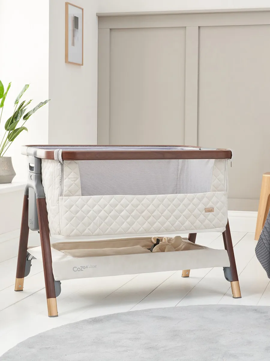Колыбель для новорожденных приставная Tutti Bambini CoZee Luxe с колесами