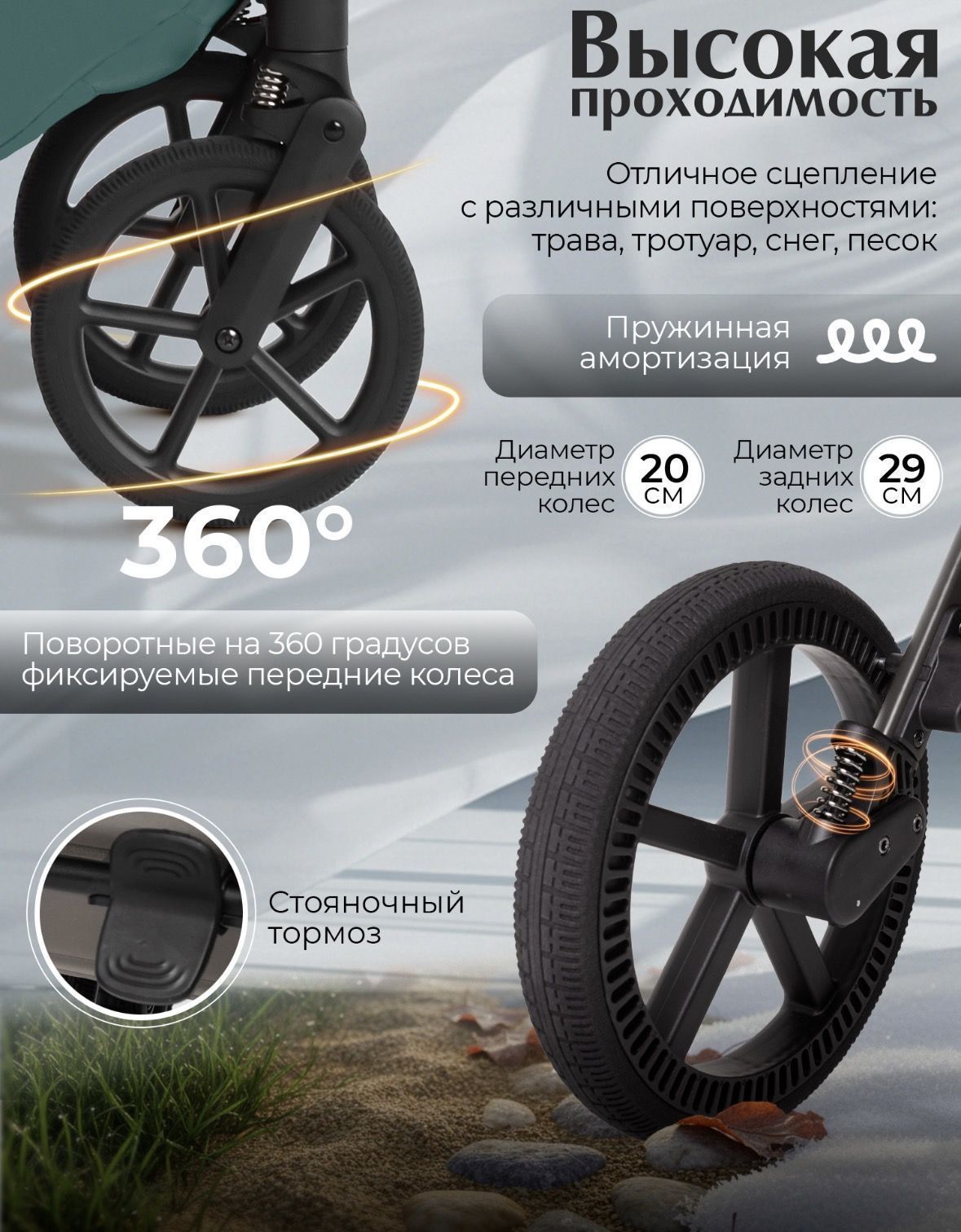 Прогулочная коляска Sweet Baby/SBL Orso №13