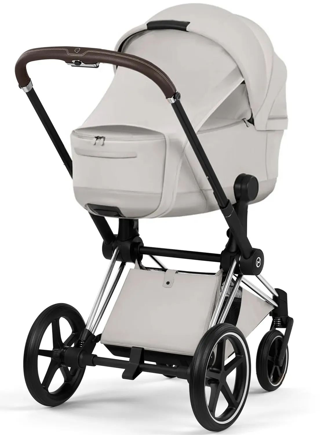 Коляска Cybex Priam 5 Style шасси  city grey /chrome brown 2в1 №8