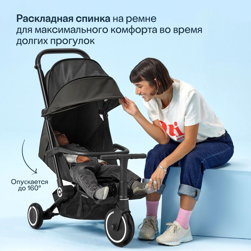 Трехколесный складной велосипед-коляска SmarTrike Traveler №8