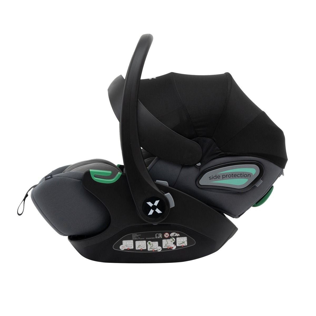 Автолюлька Agex i-Safe Grey (0-13 кг) №13