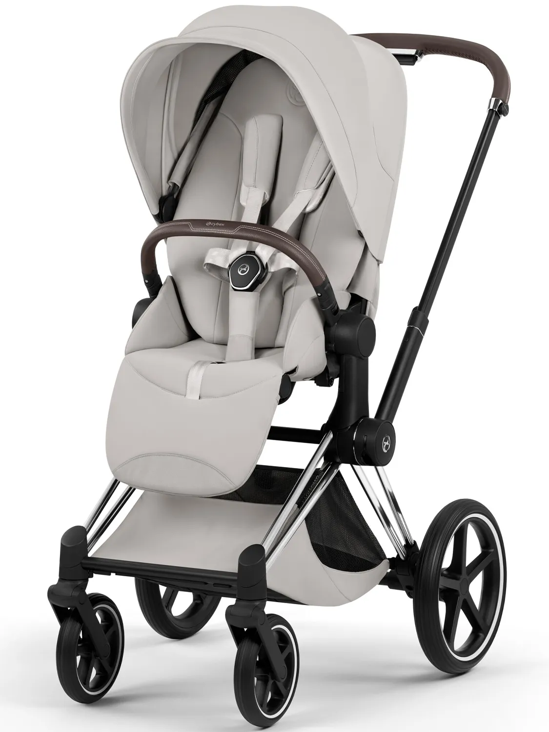 Коляска Cybex Priam 5 Style шасси  city grey /chrome brown 2в1 №9