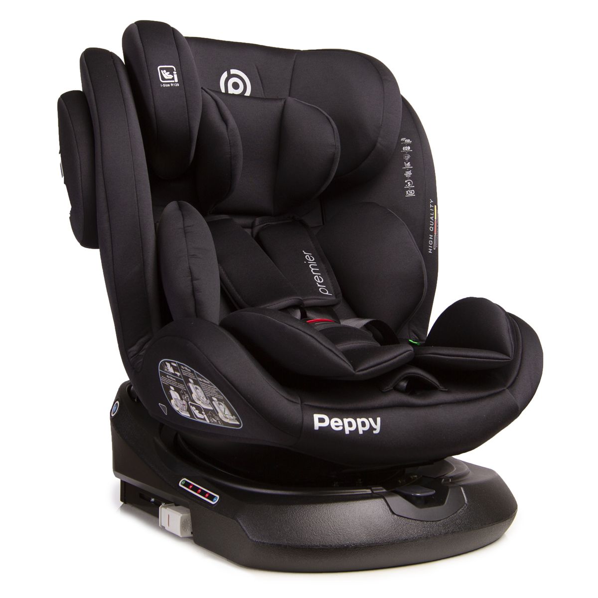 Детское автокресло 0-36 кг Peppy Premier Isofix 0-36 I-Size