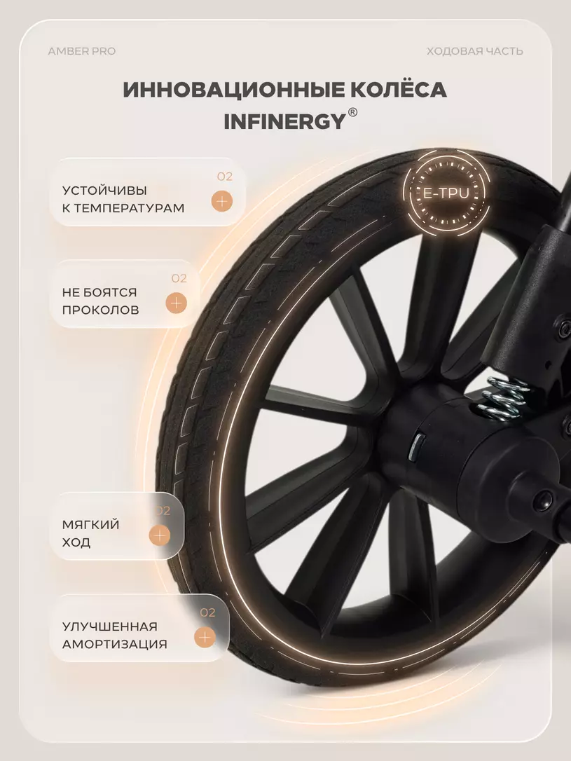 Коляска MowBaby Amber Pro 2в1 №19