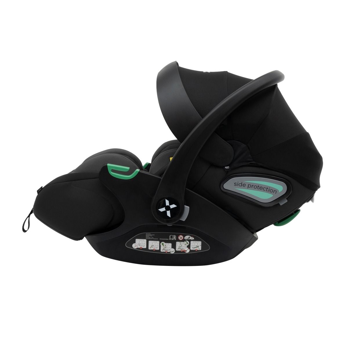 Автолюлька Agex i-Safe Black (0-13 кг) №6