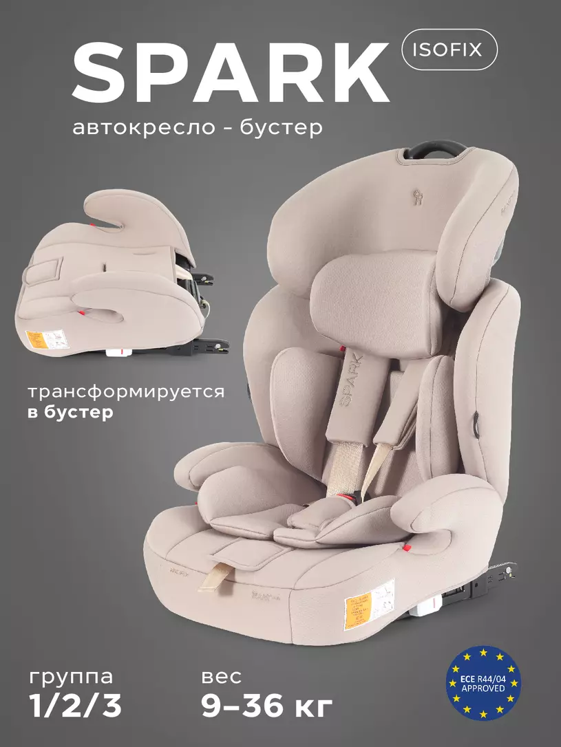 Автокресло Rant Basic Spark Next Isofix (9-36кг) Автокресло Rant Basic Spark Next Isofix (9-36кг)