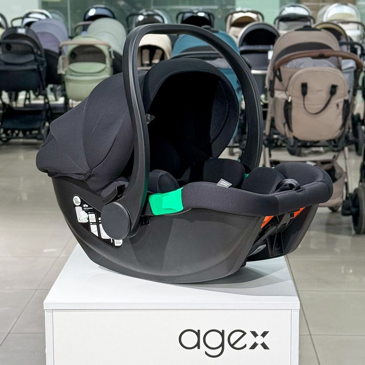 Автолюлька Agex i-Team Black 2025 (0-13 кг) №6