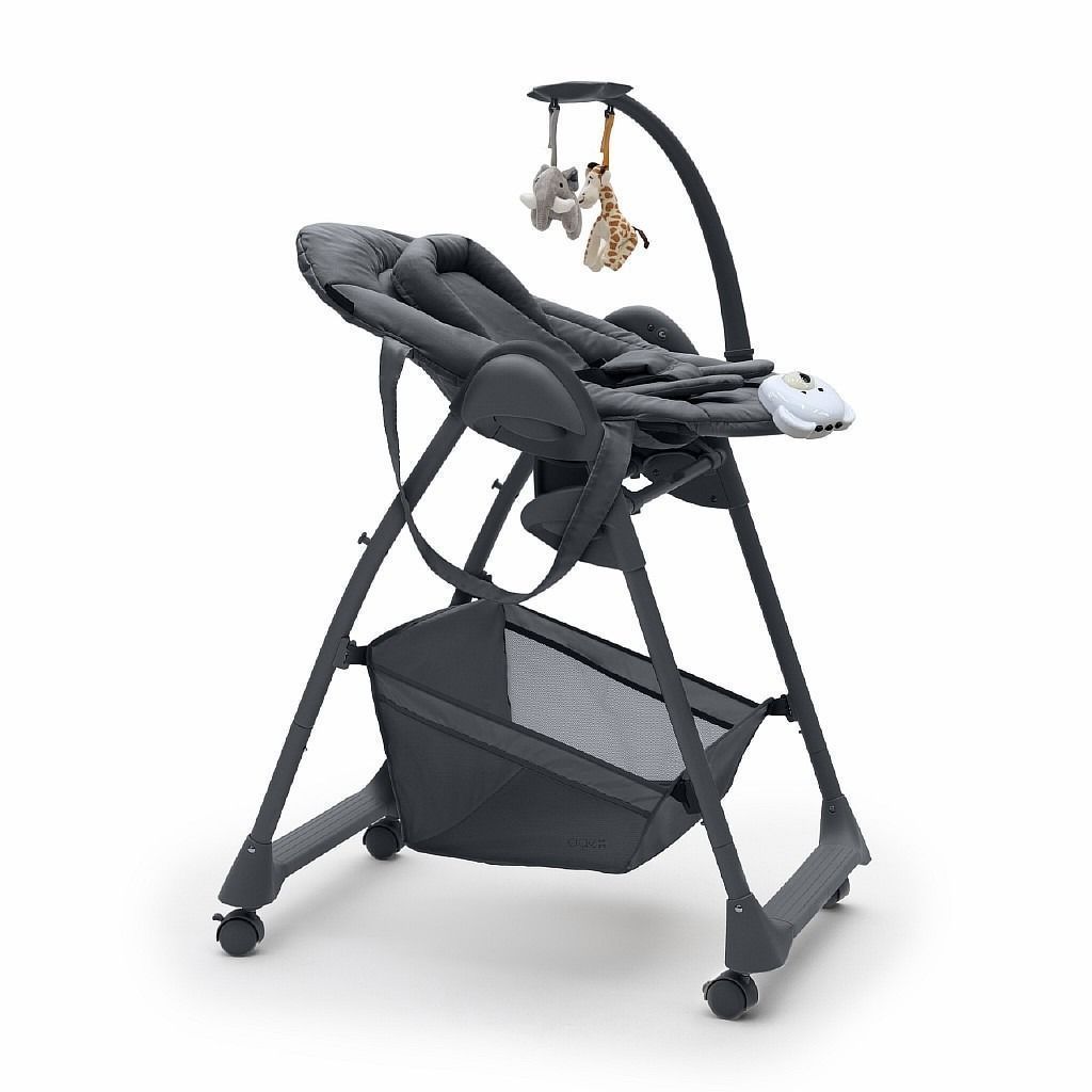 Стульчик для кормления Agex Seat’n Sleep Dark Grey 3в1