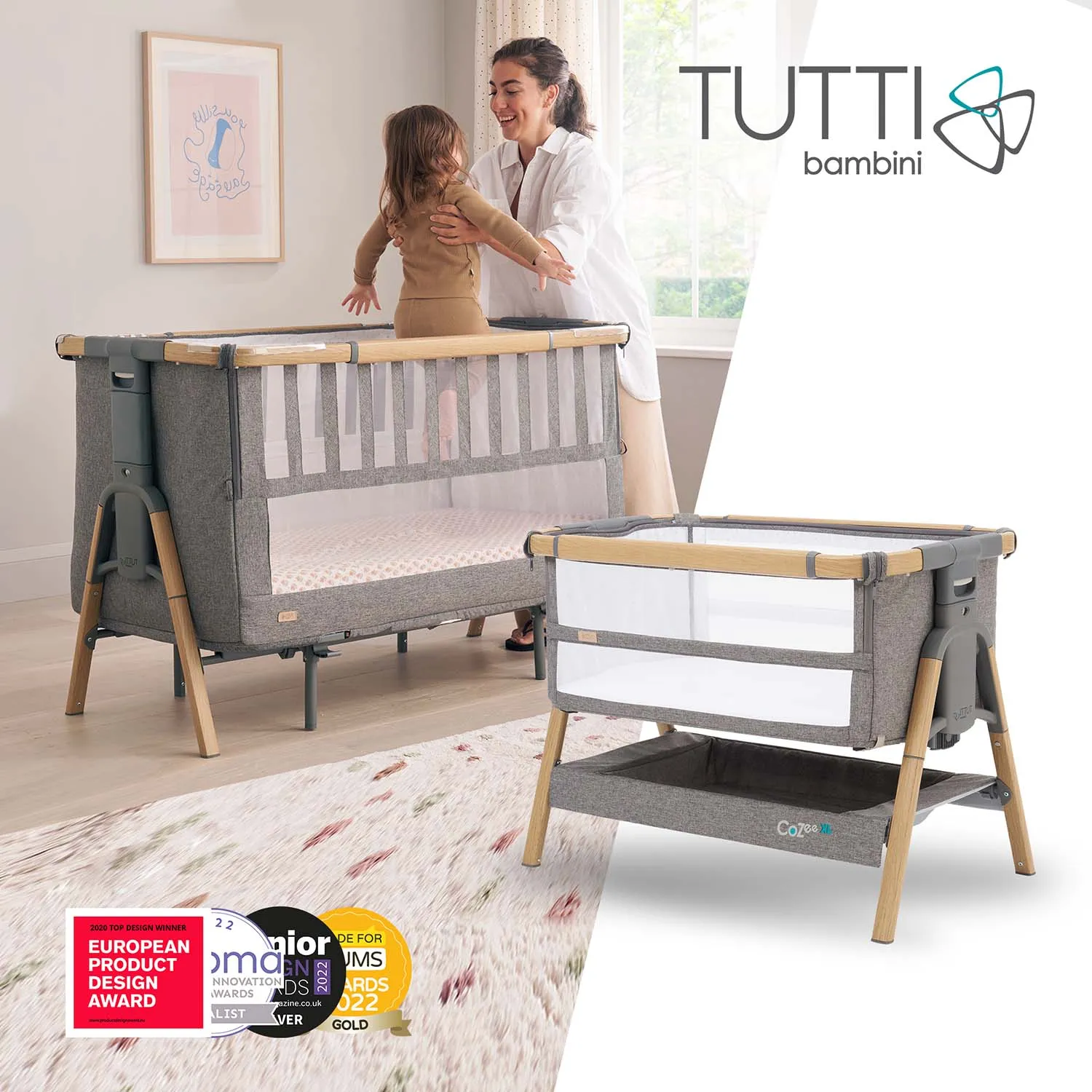 Кровать-трансформер приставная Tutti Bambini CoZee XL 120*60 см №5