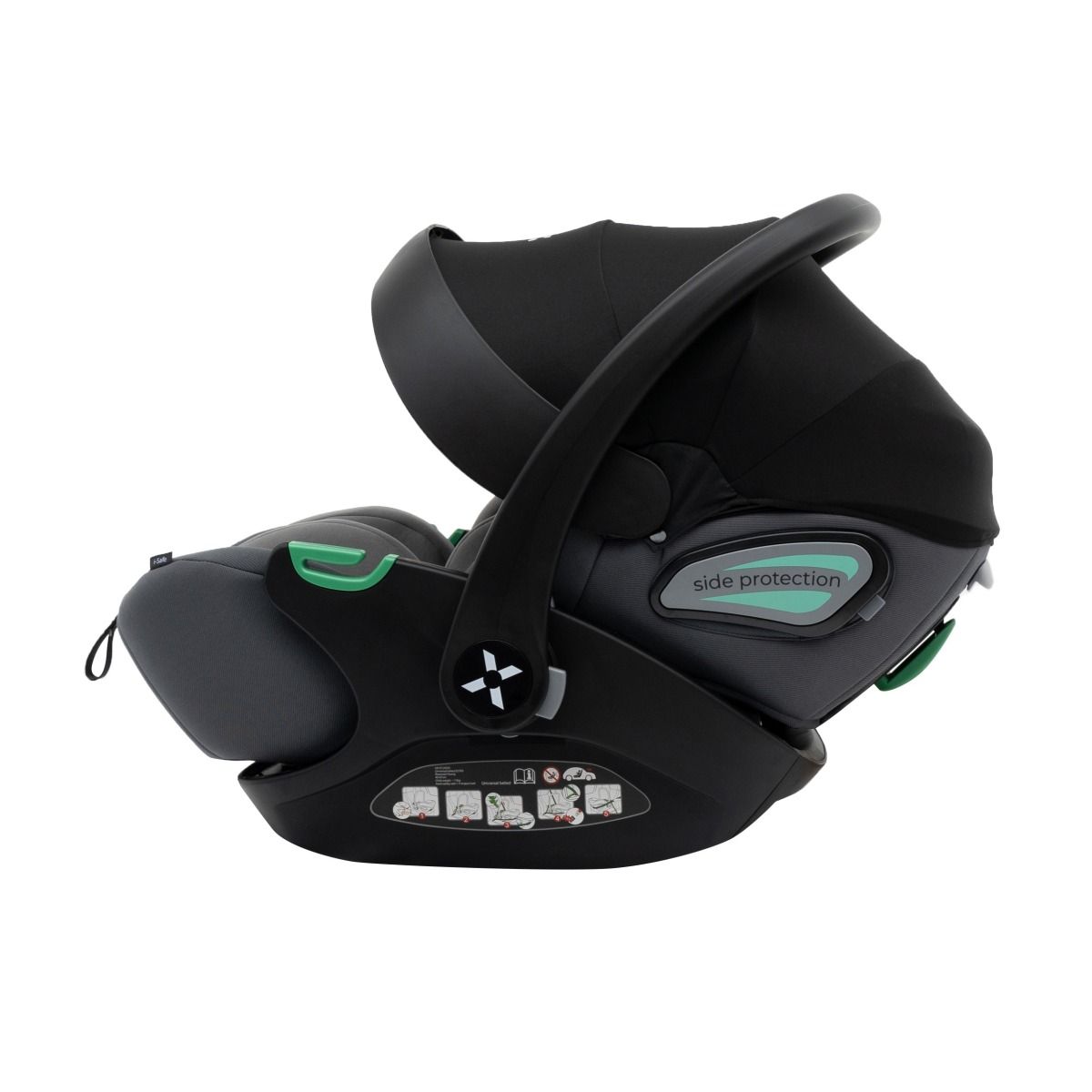 Автолюлька Agex i-Safe Grey (0-13 кг) №9