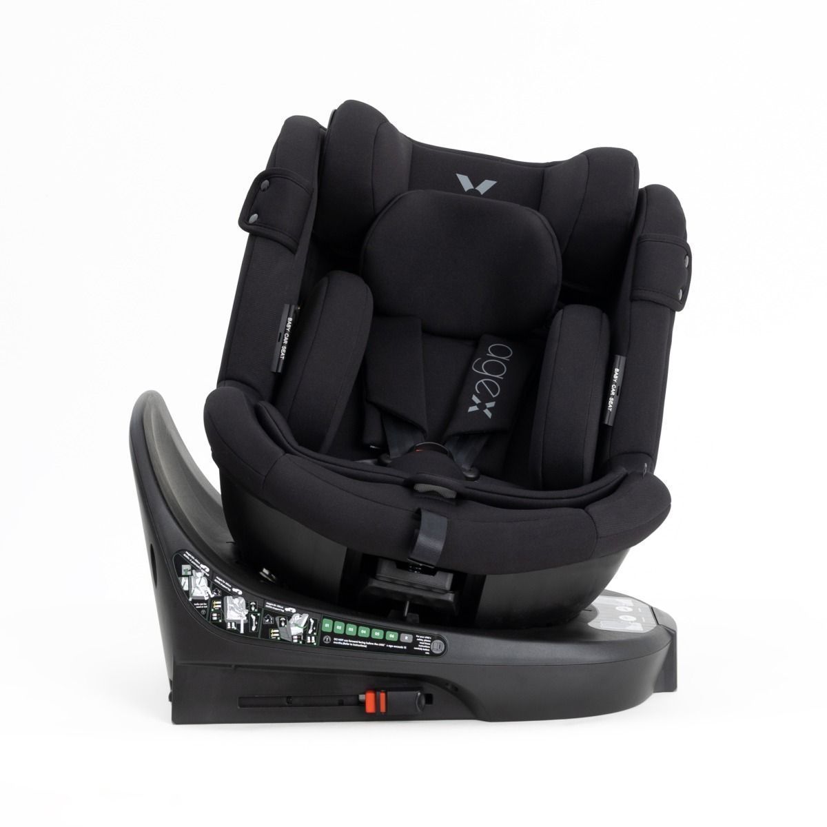 Автокресло Agex Drive i-Fix Black 0-36 кг  №4