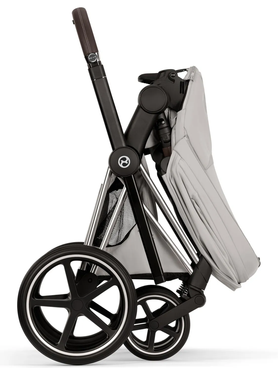 Коляска Cybex Priam 5 Style шасси  city grey /chrome brown 2в1 №12