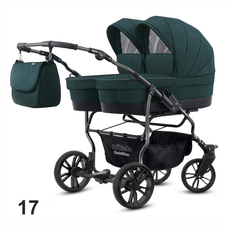 Коляска для двойни Mikado Tween Delux №18