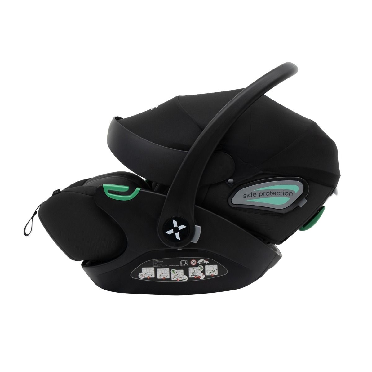 Автолюлька Agex i-Safe Black (0-13 кг) №8