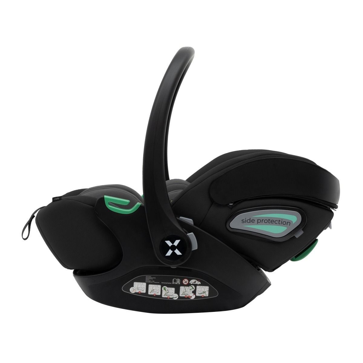 Автолюлька Agex i-Safe Black (0-13 кг) №9