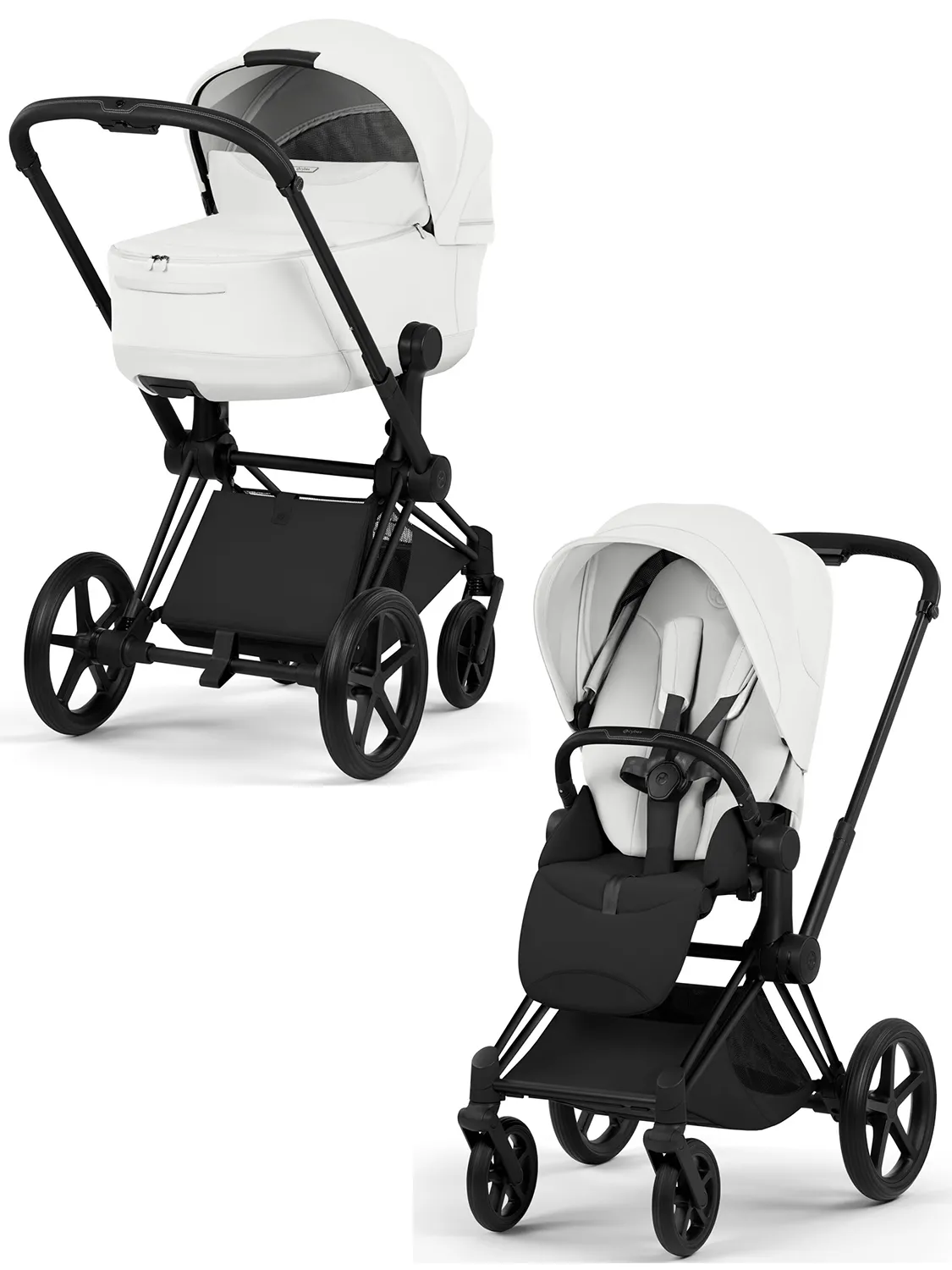 Коляска Cybex Priam 5 Style шасси matt black 2в1 №3