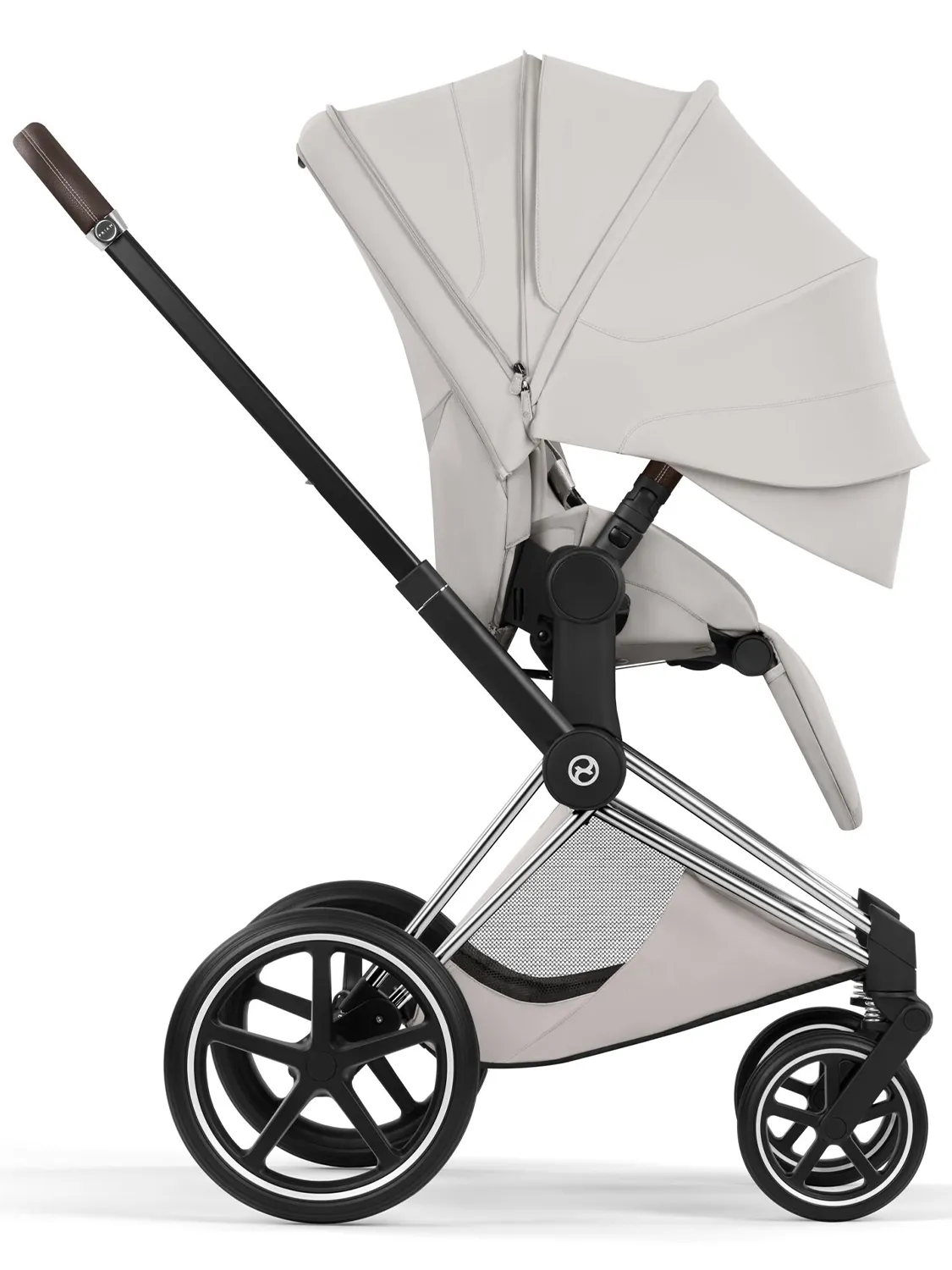 Коляска Cybex Priam 5 Style шасси  city grey /chrome brown 2в1 №11