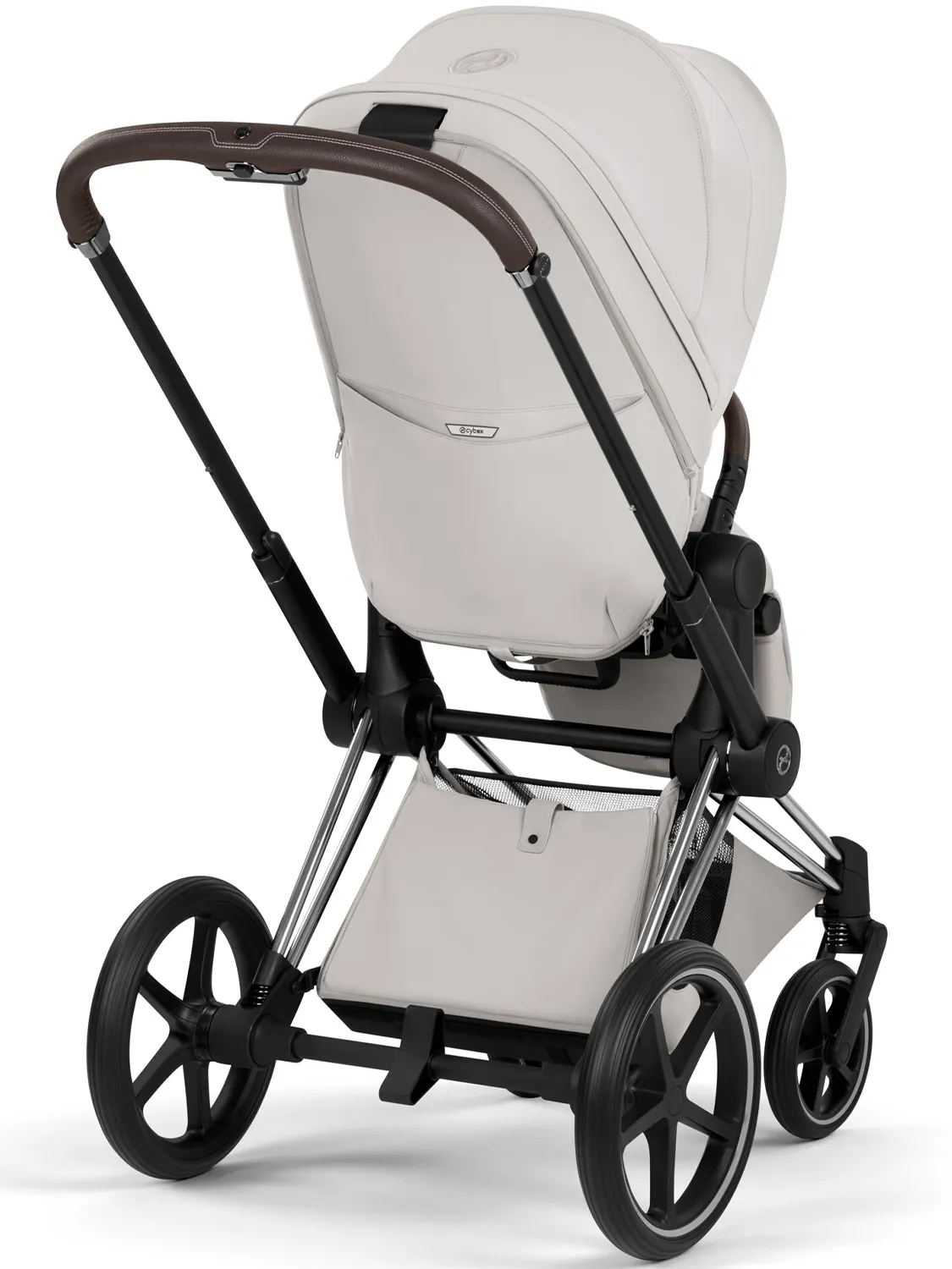 Коляска Cybex Priam 5 Style шасси  city grey /chrome brown 2в1 №10