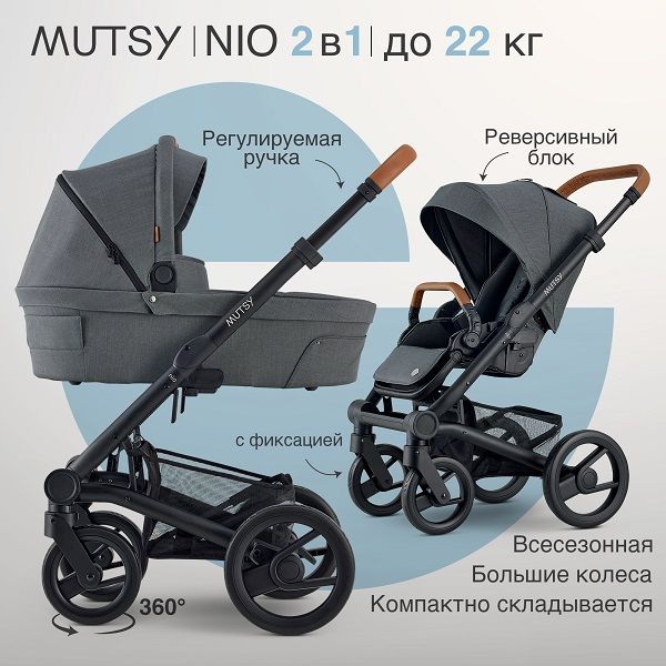 Коляска Mutsy NIO 2в1 №5