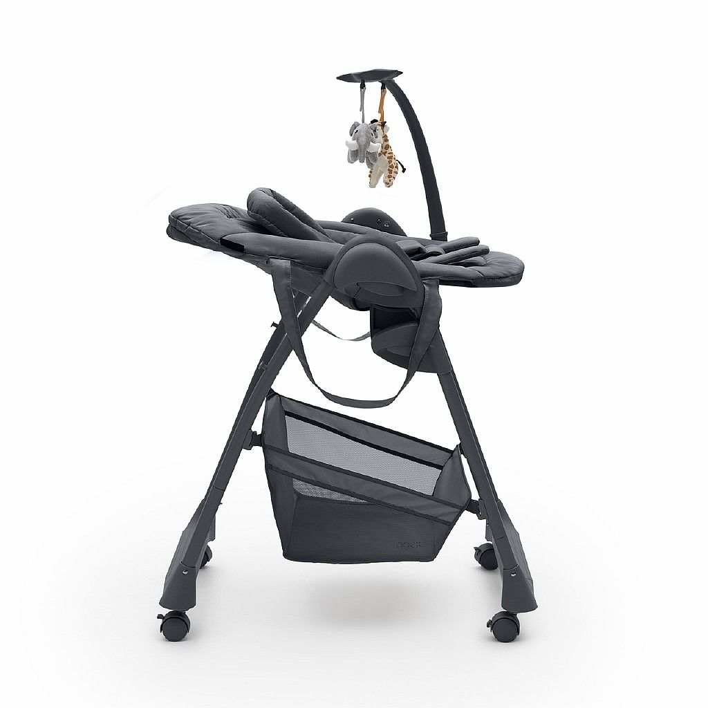 Стульчик для кормления Agex Seat’n Sleep Dark Grey 3в1 №4