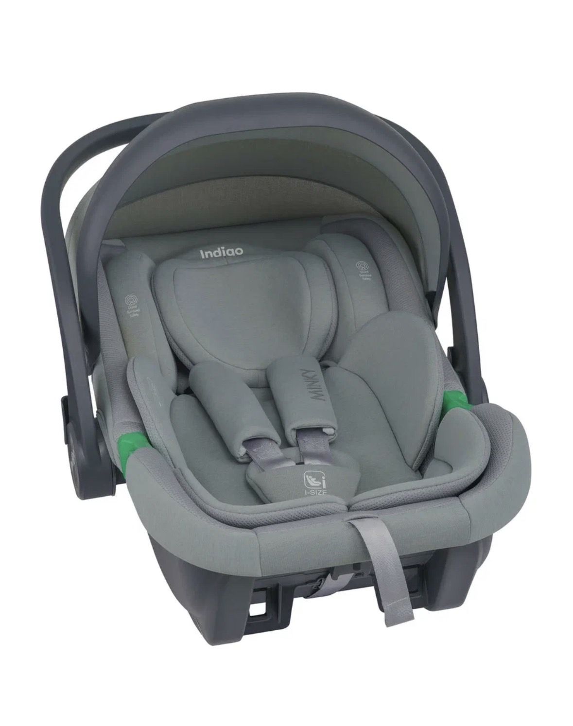 Автолюлька Indigo Minky i-size c базой 0+ (40-87см) №5