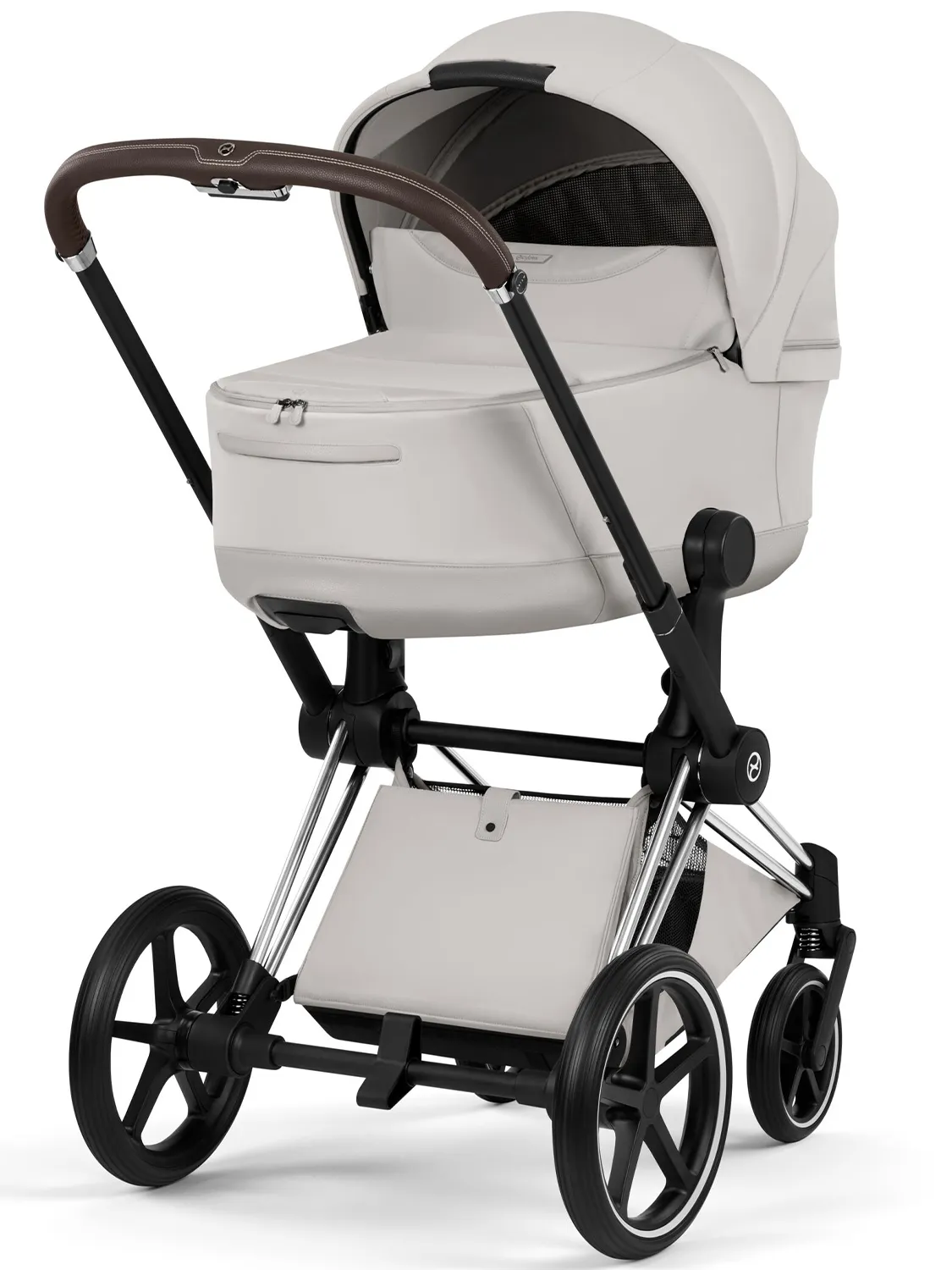Коляска Cybex Priam 5 Style шасси  city grey /chrome brown 2в1 №7