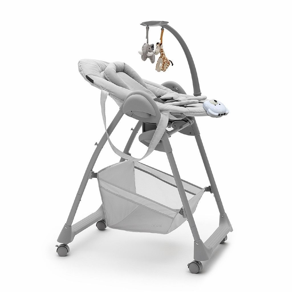  Стульчик для кормления Agex Seat’n Sleep Light Grey 3в1