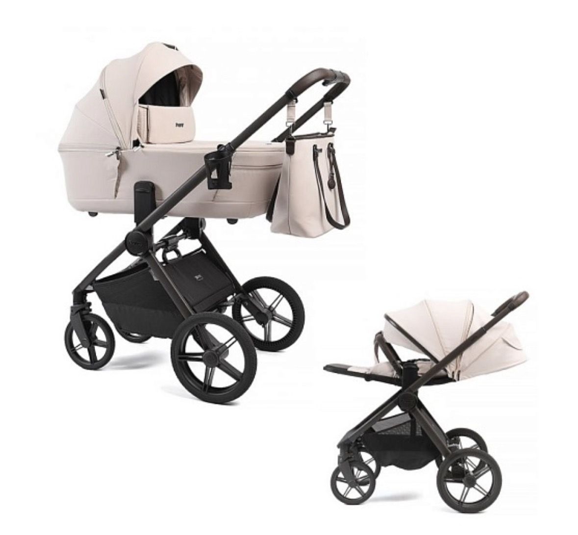 Коляска Peppy Monaco Thermo Biscuit/Beige 2в1 Коляска Peppy Monaco Thermo Biscuit/Beige 2в1