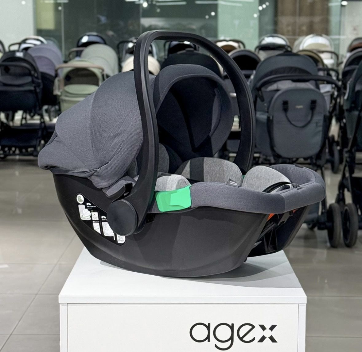 Автолюлька Agex i-Team Grey 2025 (0-13 кг) №7
