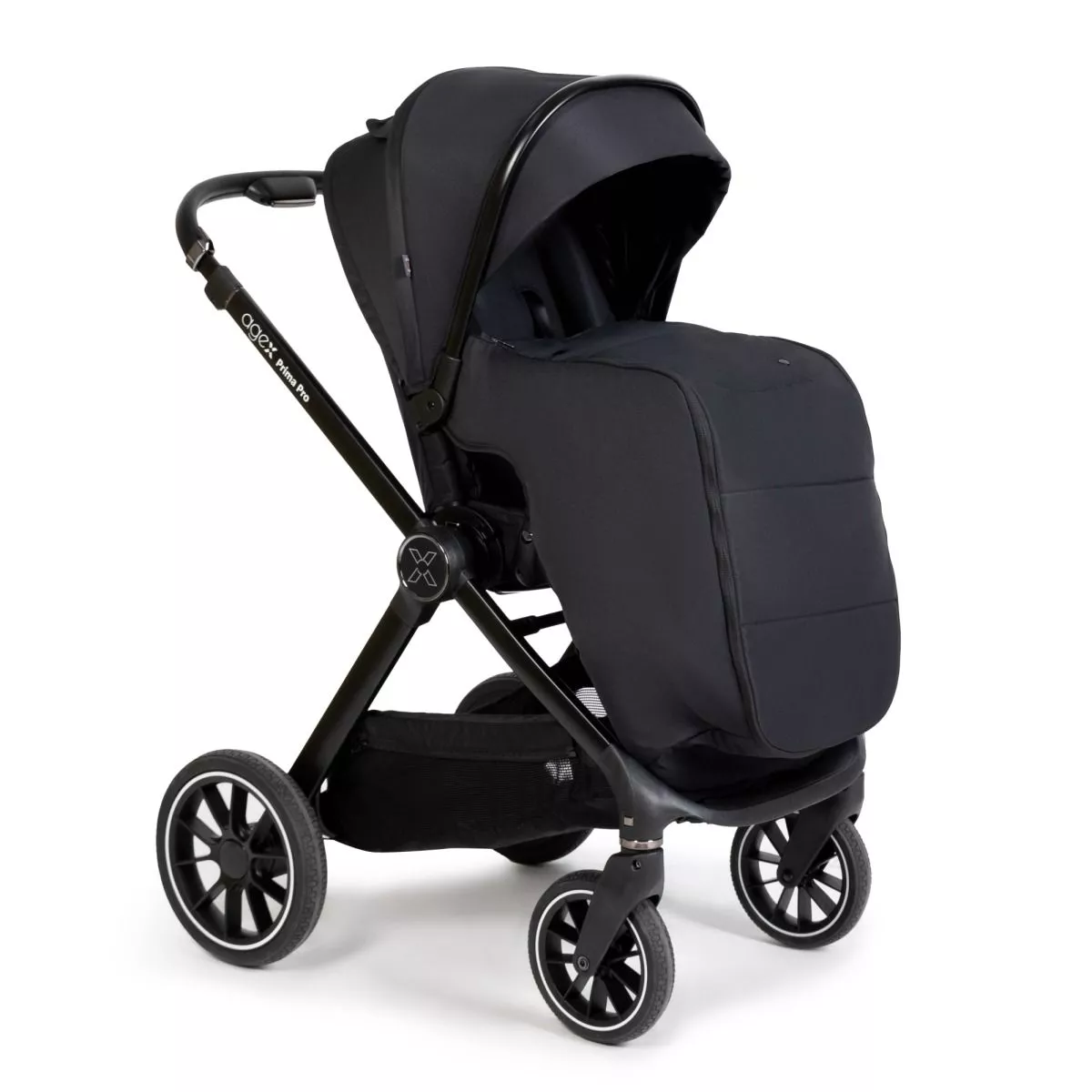 Коляска Agex Prima Pro Black 2025 2в1 №11