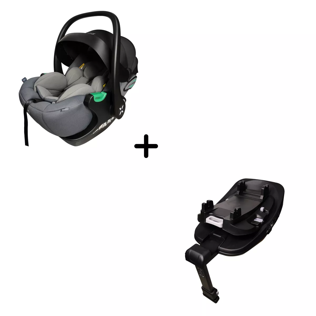 Автолюлька Agex i-Safe (0-13 кг), Grey + База Agex Isofix Base 360° Автолюлька Agex i-Safe (0-13 кг), Grey + База Agex Isofix Base 360°