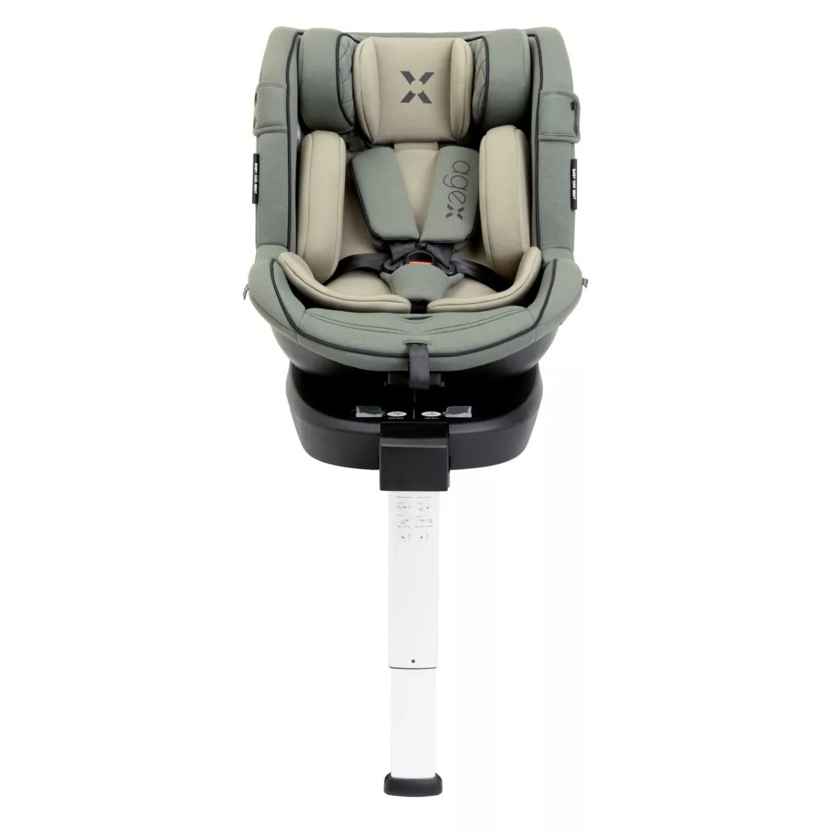 Автокресло Agex Drive i-Fix  Luxury Green 0-36 кг 