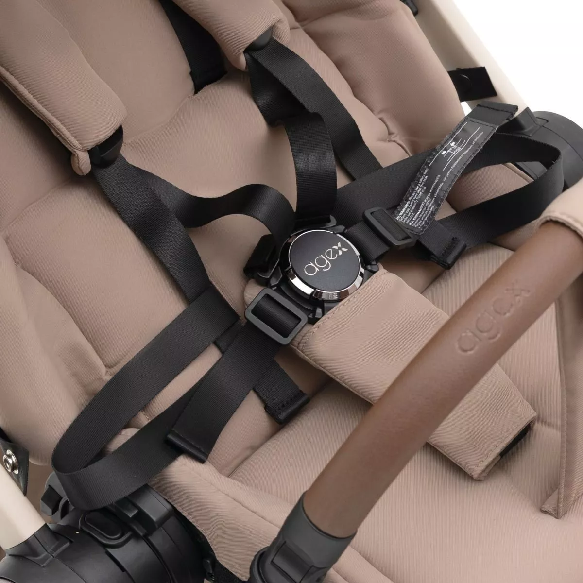 Коляска Agex Prima Pro Beige 2025 2в1 №25