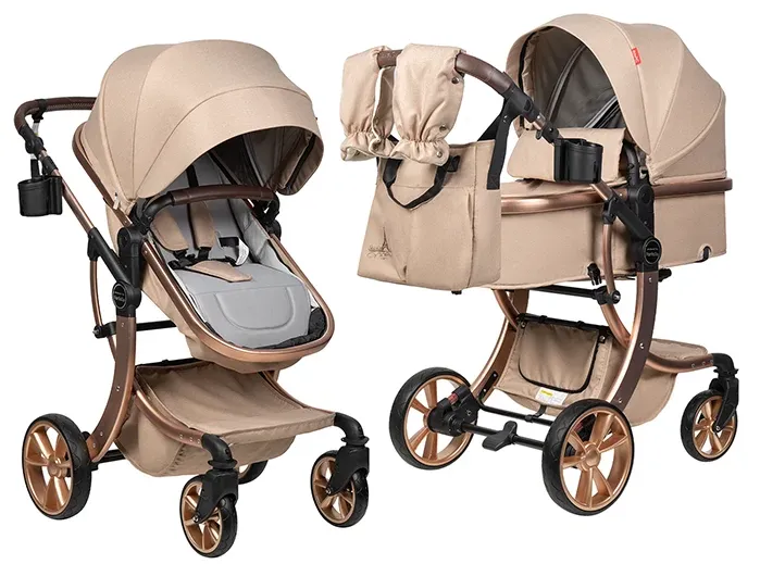 Коляска Farfello Aimile Original New Gold 2в1 №3