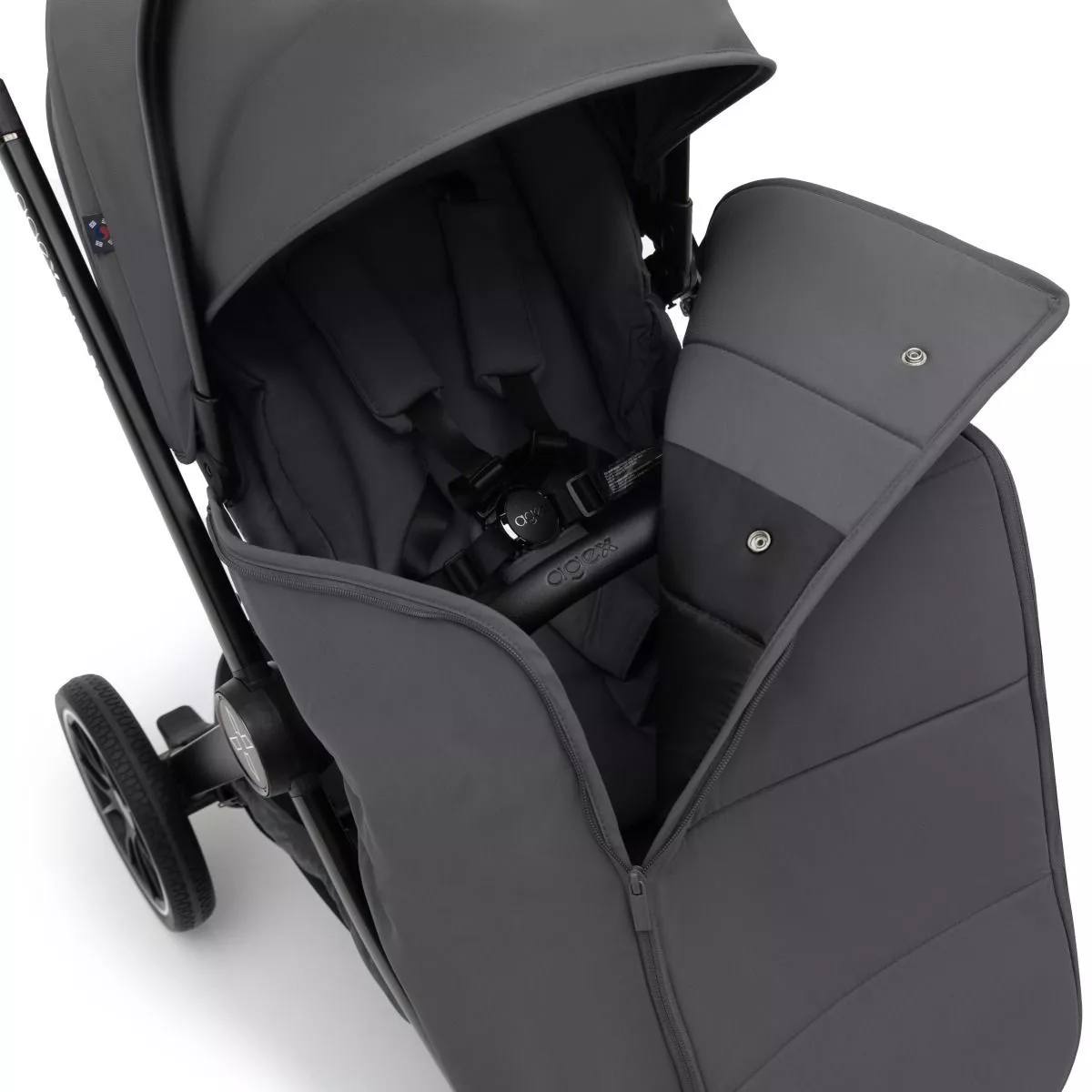 Коляска Agex Prima Pro Midnight Grey 2025 2в1 №34