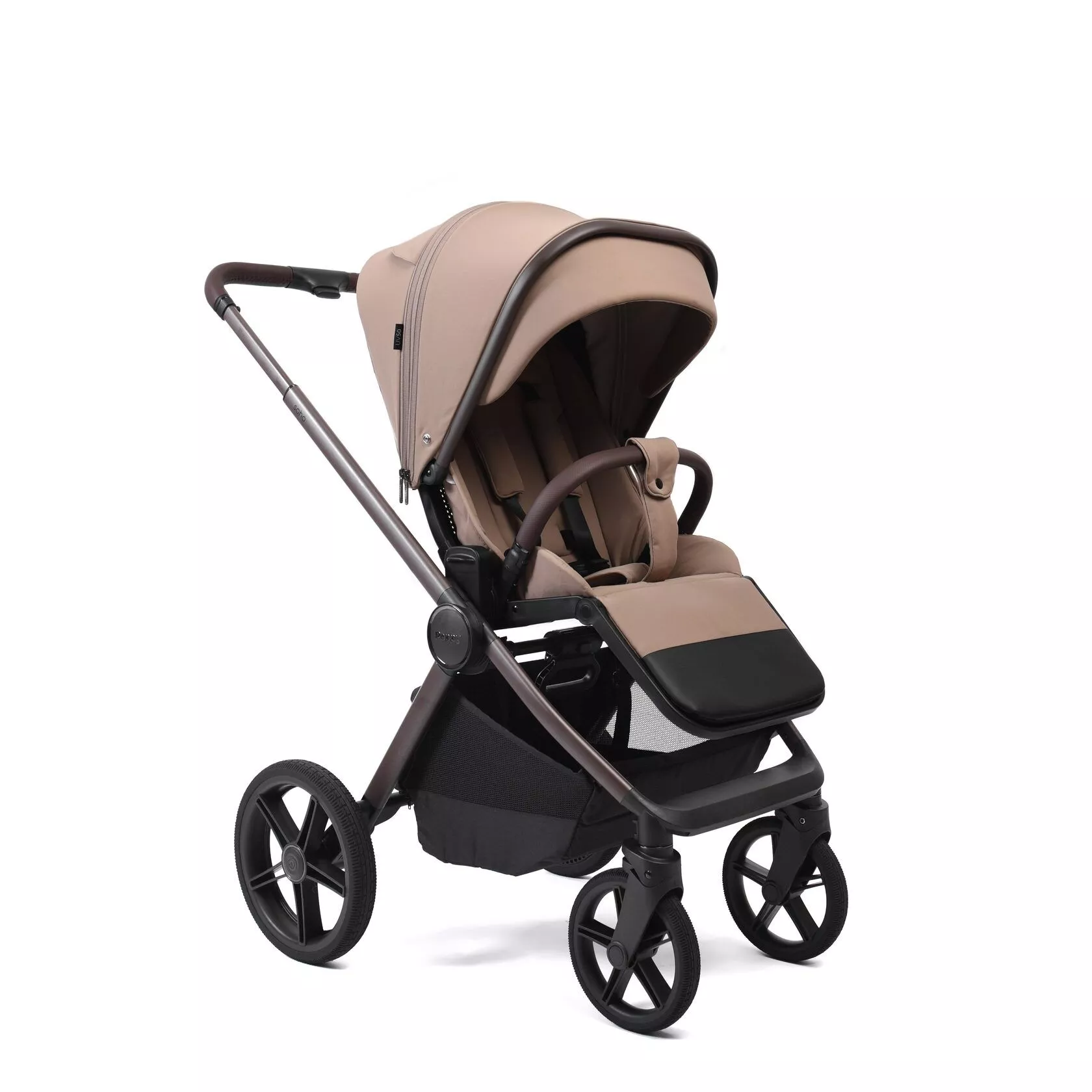 Коляска Peppy Soho Sand/Cappucchino/Brown 2в1 №16