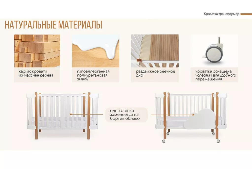 Кровать Happy Baby Mommy Lux №17