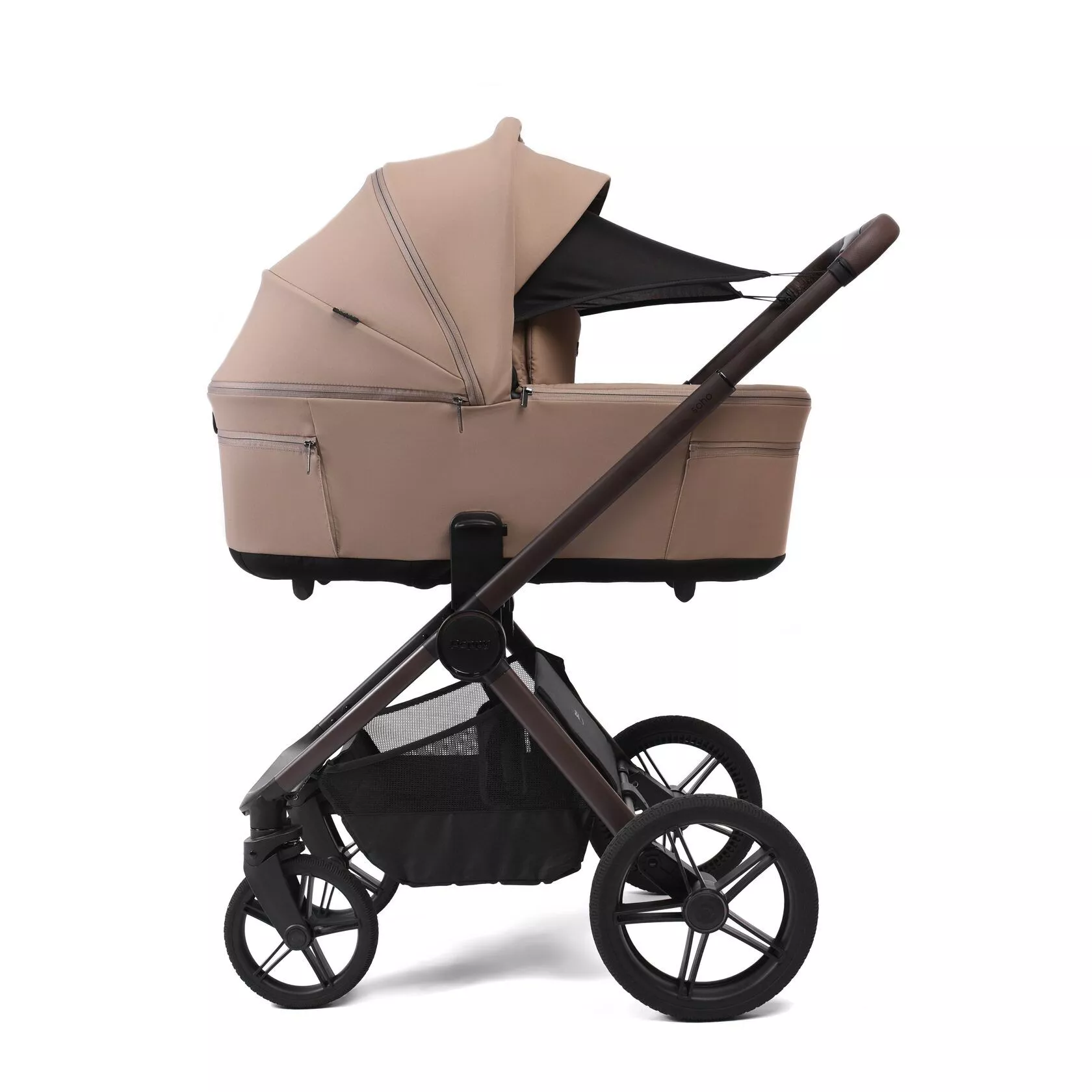 Коляска Peppy Soho Sand/Cappucchino/Brown 2в1 №9