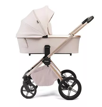 Коляска детская Peppy Monaco Plus 2в1 Beige,рама беж, шлифованный алюминий Коляска детская Peppy Monaco Plus 2в1 Beige,рама беж, шлифованный алюминий