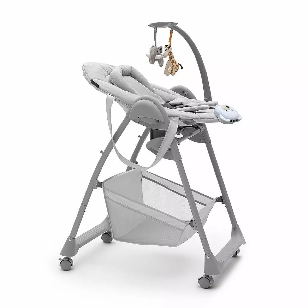  Стульчик для кормления Agex Seat’n Sleep Light Grey 3в1