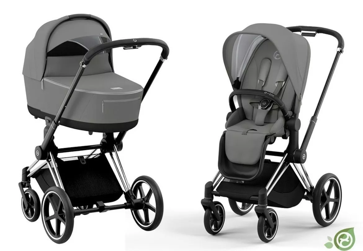 Коляска Cybex Priam IV шасси Chrome Brown 2в1