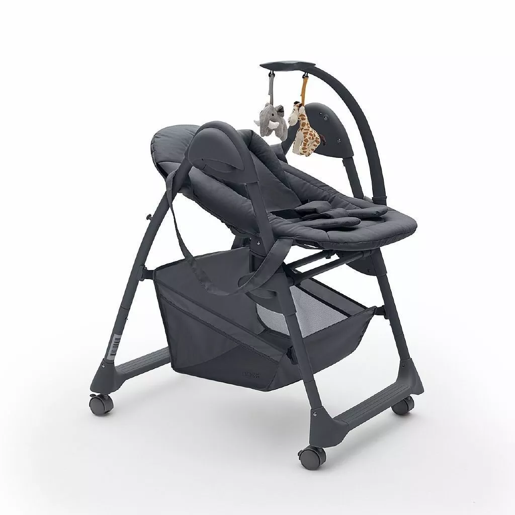 Стульчик для кормления Agex Seat’n Sleep Dark Grey 3в1 №5