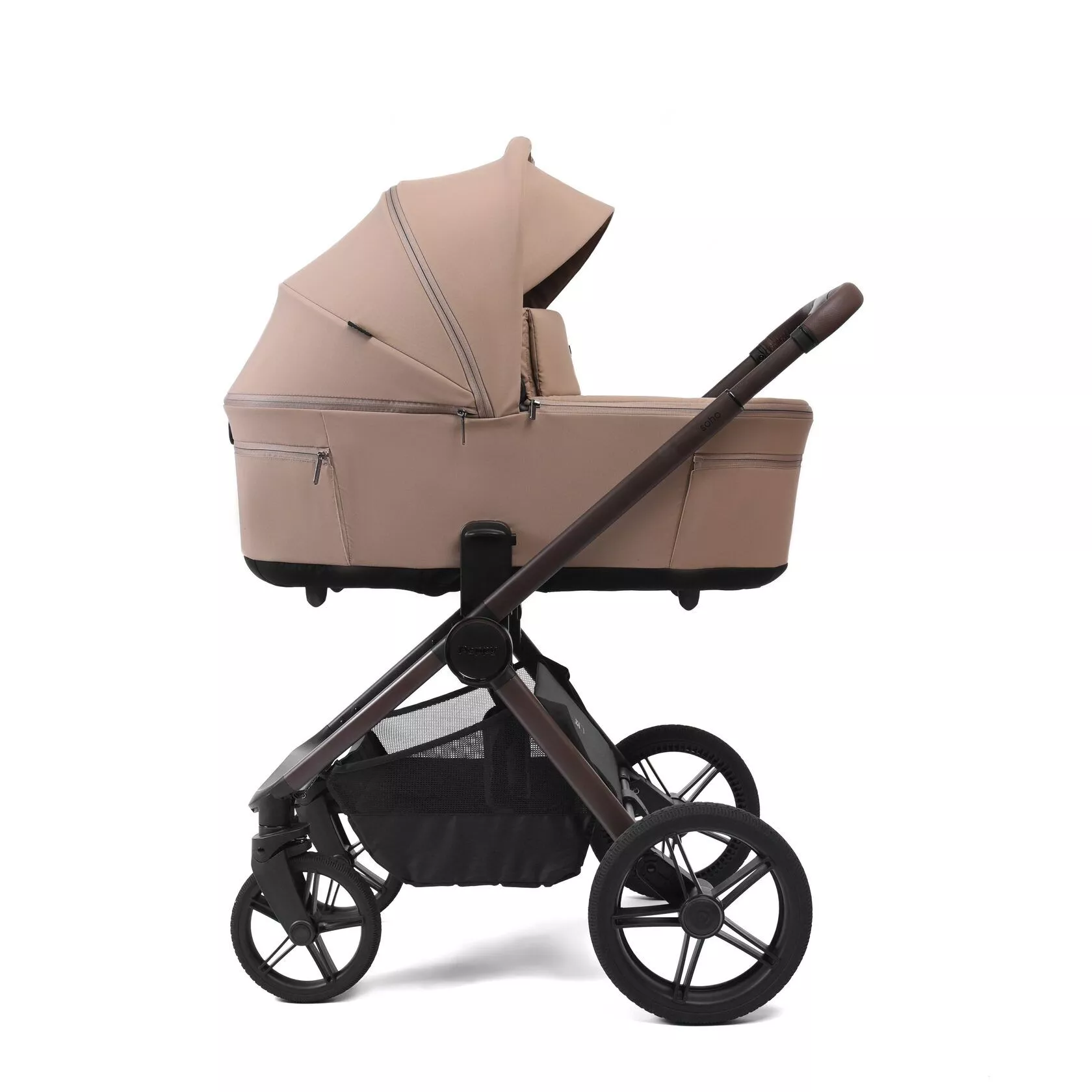 Коляска Peppy Soho Sand/Cappucchino/Brown 2в1 №3